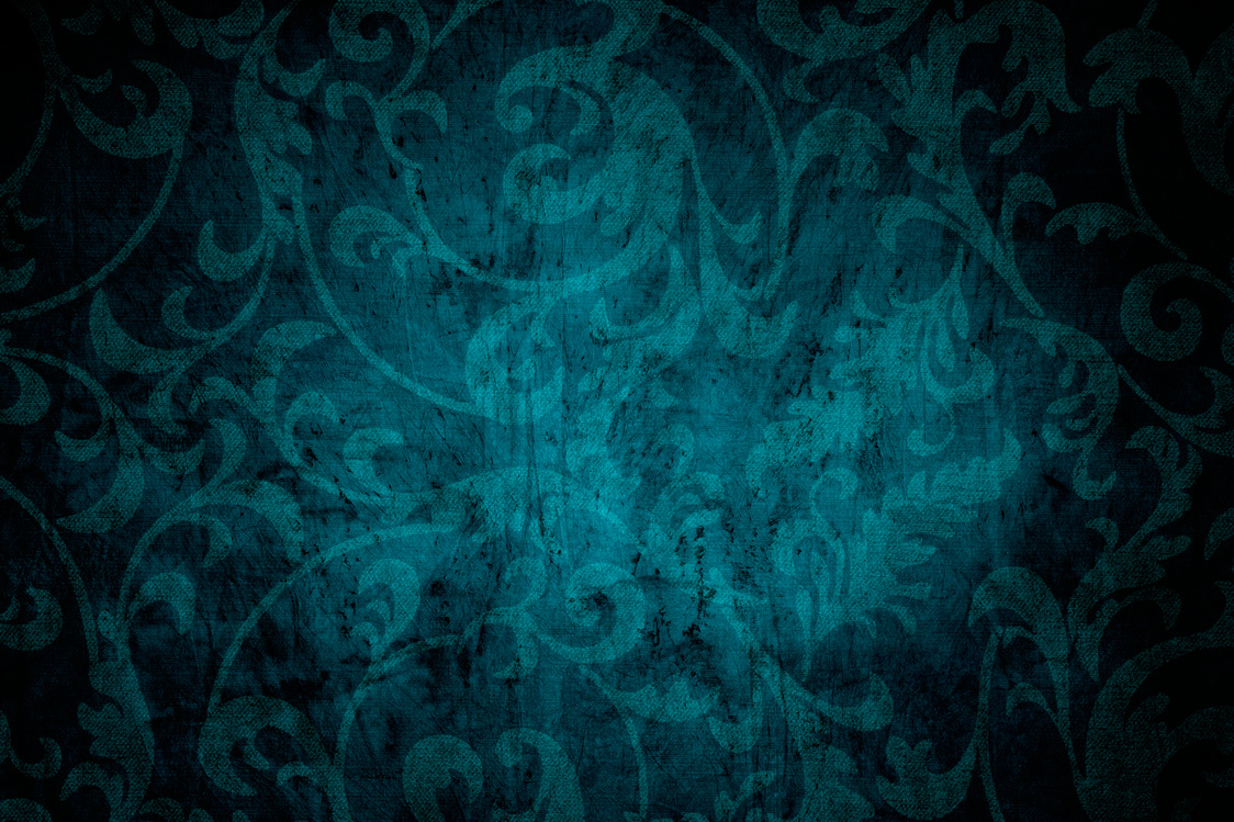 Teal Blue Victorian Background